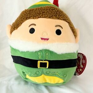 Buddy The Elf Squishmallow Plush Toy 8" Green & Yellow Soft Holiday Collectible